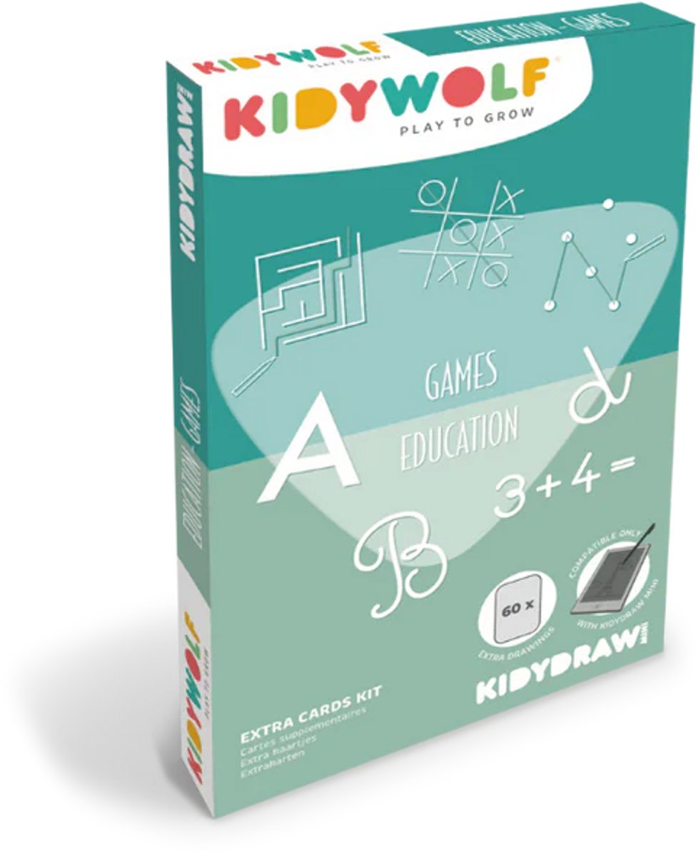 Kidywolf | Navulling Kidydraw - Mini Spelletjes En Onderwijs